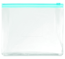 cosmetic pouch with zipper